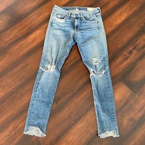 Rag and bones distressed skinny jeans size 30
